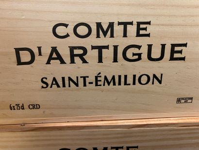 6 Comte d’Artigue 2014 en St Emilion Gd cru...