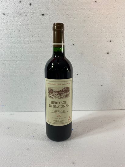 6 Château Haut Blaignan Cuvée Héritage 2012...