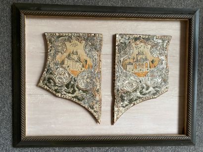 [Retour de voyage] 

Deux éléments de boiserie...