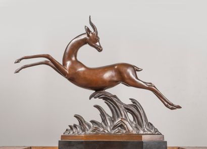 Lucien Charles Edouard ALLIOT (1877-1967)

Antilope

Bronze...
