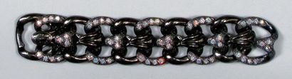GOOSSENS PARIS
LARGE BRACELET GOURMETTE en...