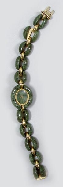 BRACELET MONTRE de dame en or O.J. PERRIN...