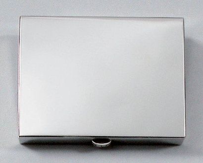 ETUI DU SOIR en platine, fermoir 