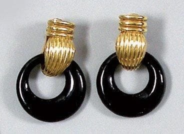 O.J. PERRIN
PAIRE DE BOUCLES D'OREILLES en...