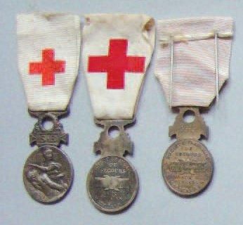 Lot de 3 MEDAILLES DE LA SOCIETE FRANCAISE...