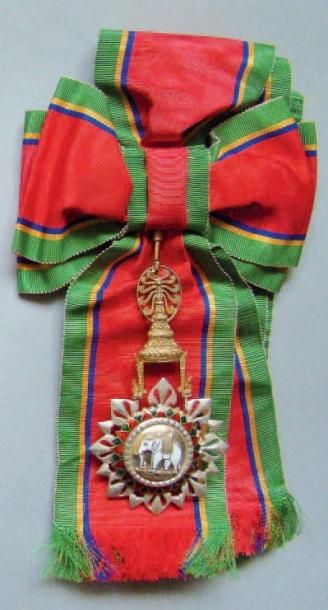 THAILANDE
ORDRE DE L'ELEPHANT BLANC (1861),...