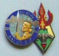 LAOS
Lot de 2 insignes: «2ème bataillon d'infanterie...