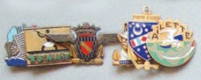 MARINE NATIONALE - Lot de 6 insignes: «Goumier»,...