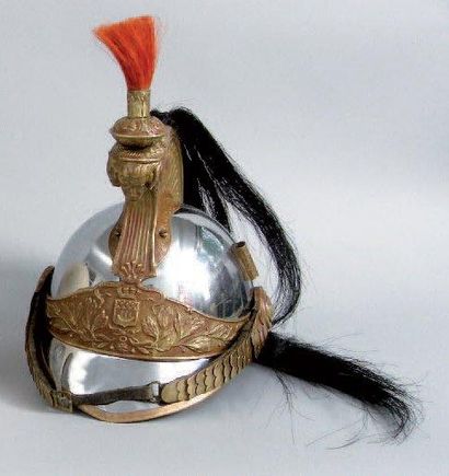 CASQUE DE GARDE REPUBLICAIN, bombe en fer...