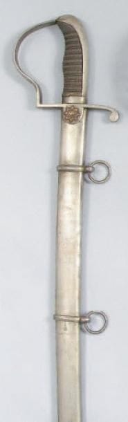 SABRE PRUSSIEN, monture en fer à la Blücher...