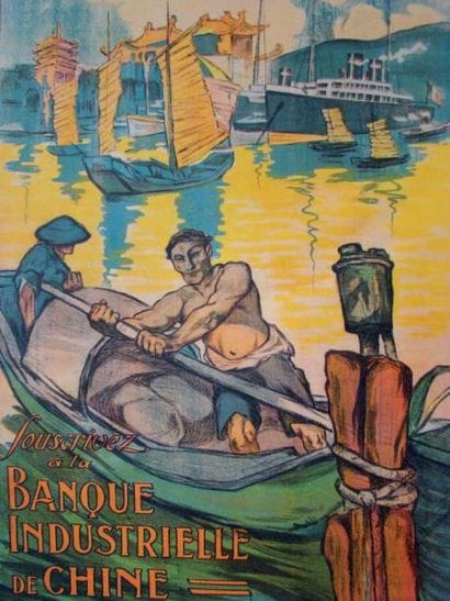 AFFICHE D'EMPRUNT DE LA BANQUE INDUSTRIELLE...