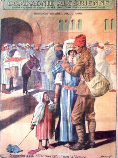 AFFICHE D'EMPRUNT DE LA COMPAGNIE ALGERIENNE,...