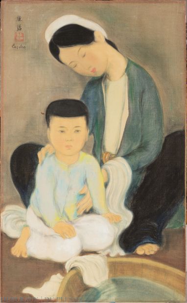 LE PHO (1907-2001)
La toilette de l’enfant
Encre...