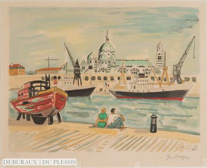 Yves BRAYER (1907-1990)
Vue de la Major depuis...