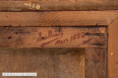 Ecole japonaise
Teinturières
Huile sur toile...