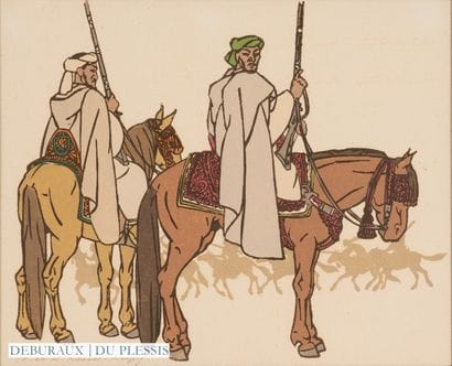 Yvonne et H KLEISS HERZIG (1895-1968)
Fantasia
Pochoir...