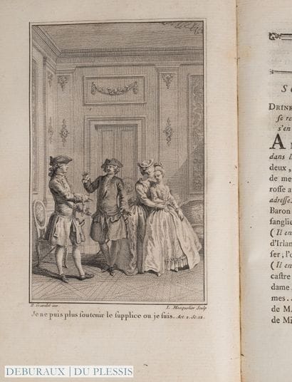 BEAUMARCHAIS. Eugénie. Paris, Merlin, 1767....