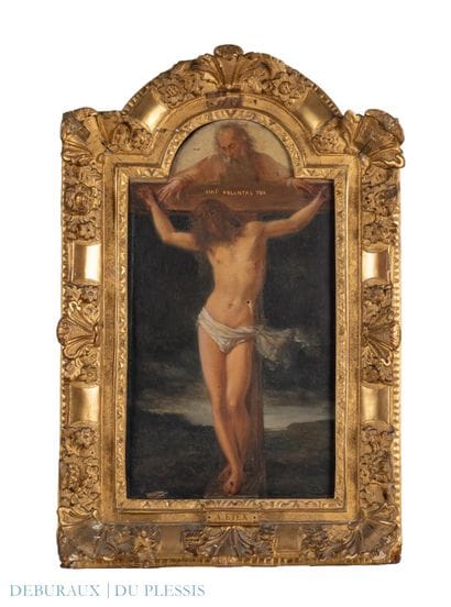 Antoine Etex (1808-1888)
Christ en croix
Huile...