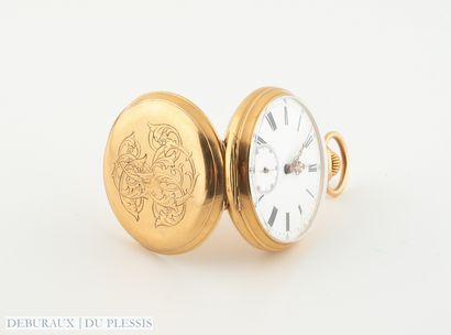 Montre de gousset en or 750 °/°°, boîtier...