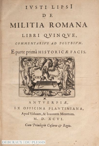 LISPE (juste). De militia romane libri quinque,...