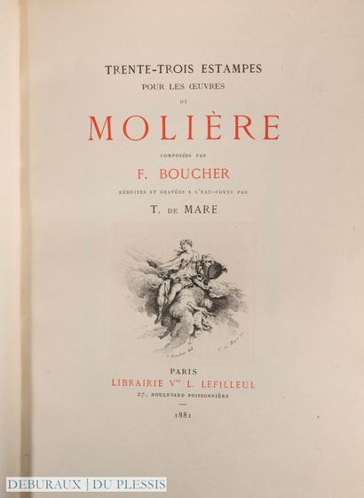 MOLIÈRE. Œuvres complètes. Revues sur les...