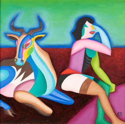 Fernand TEYSSIER (1937-1988)
Le Peintre et...