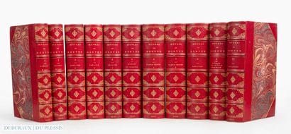GOETHE. Les Œuvres. Paris, Hachette, 1861-1863....