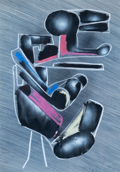 Ladislas KIJNO (1921-2012)
Composition, 1970
Technique...