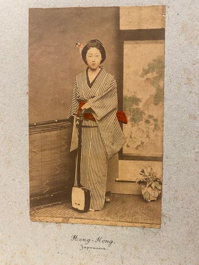 JAPON. — PHOTOGRAPHIES originales de la fin...