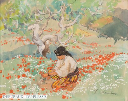 -	Yvonne KLEISS HERZIG (1895-1968)
La cueillette...