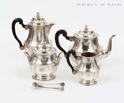 950°/°° silver tea and coffee set including...
