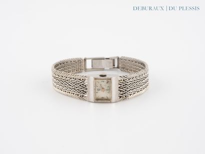 Ladies' wristwatch in white gold 750°/°°,...