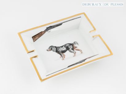 HERMES 
Rectangular porcelain 