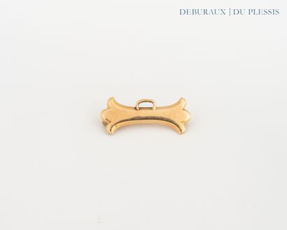Pendant brooch in 750°/°° gold.
Weight: 2.8...