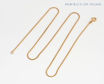 Gold 750°/°° chain with pressed fantasy links.
Weight:...
