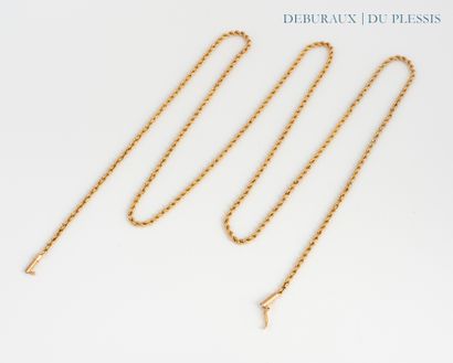 Tourbillon chain in 750°/°° gold
Weight:...