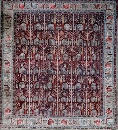 Exceptionnel et important tapis AGRA (Inde)....
