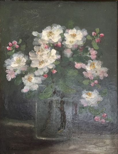 Ecole moderne.

Bouquet de fleurs.

Huile...