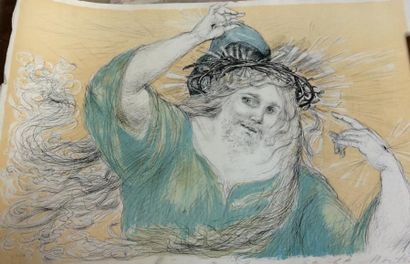 Raymond MORETTI (1931-2005) lithographie...