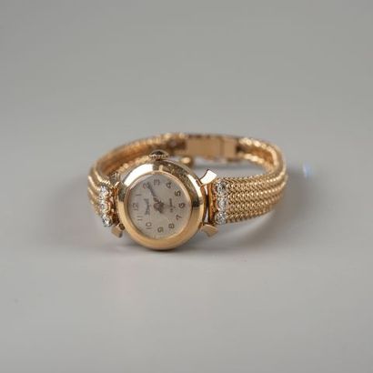 Bracelet montre de dame ruban Dermont en...