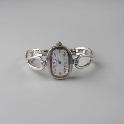 Bracelet montre de dame en argent 925 °/°°....