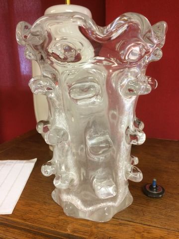 Vase Schneider signé, H30cm.