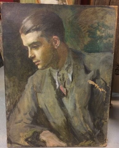 Portrait de jeune homme
Toile. (accidents)
73...
