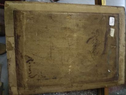 Etude de jeune femme
Huile sur panneau.
Trace...
