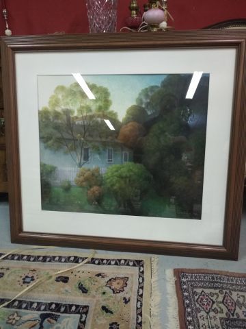 Pièce encadrée Maison Signée DOSEN.