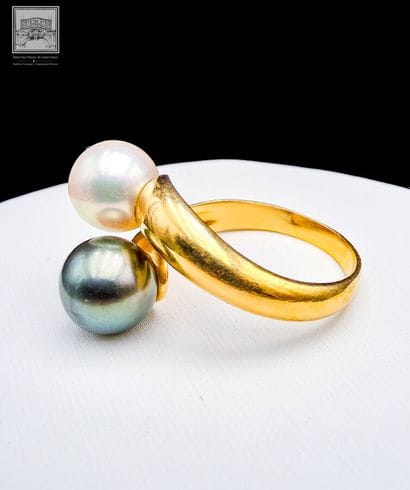 Bague Toi et Moi
Or jaune 18K 750/°°°
Poinçon...