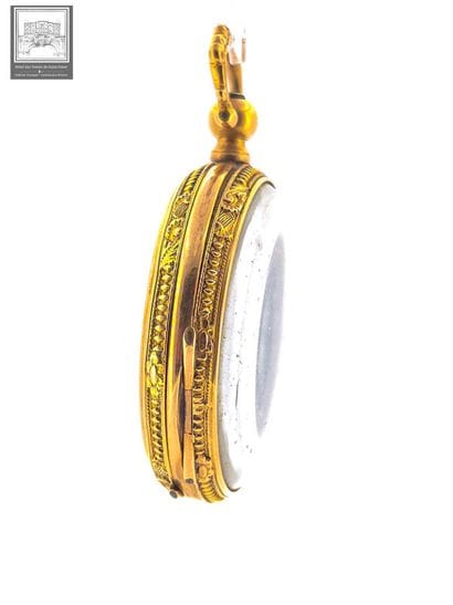 Montre de col
Or jaune 18K 750/°°° Poinçon...