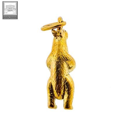 Pendentif Ours en or jaune 18K 750/°°°
Poinçon...
