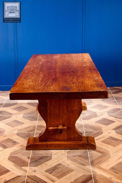 Table dite d'abbaye ou de ferme
Bois 
Dim....