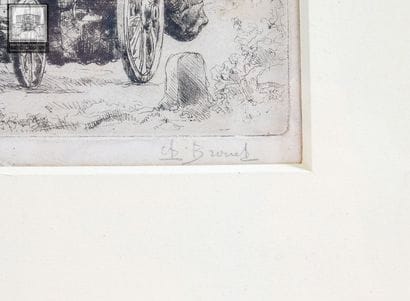 Auguste Brouet
Défilé de romanichels
Gravure...